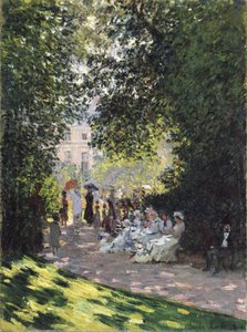Parc Monceau af Claude Monet